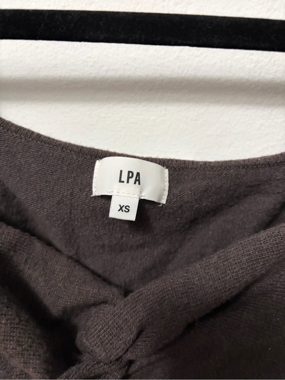 LPA Chocolate Twist Cutout Long Sleeve Top - Picture 3 of 3